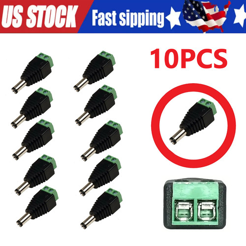 10pz connettore per cctv - cctv, dc